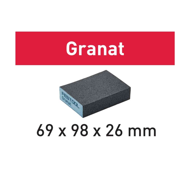 Blocco abrasivo Granat 69x98x26 220 GR/6